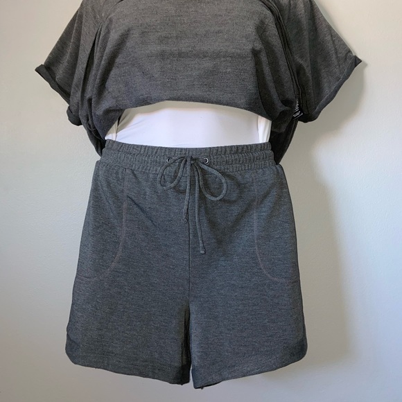2 Piece Gray Lounging Set - Picture 11 of 13